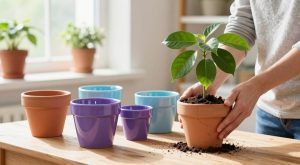 O que muda quando você troca o vaso da planta