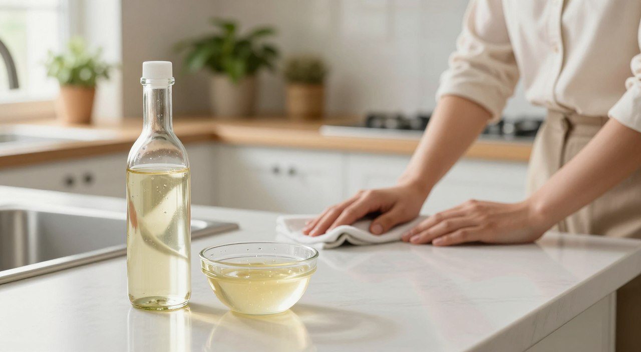 Vinagre na Limpeza da Cozinha 