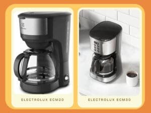 Cafeteiras Electrolux ECM20 e ECM30 lado a lado