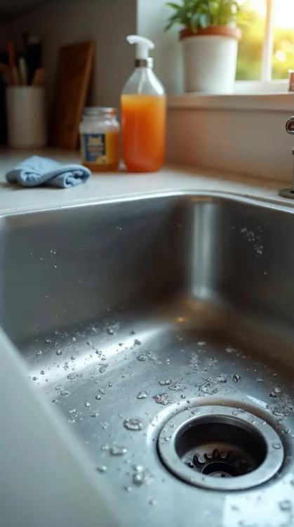 Cuba de inox brilhando em minutos