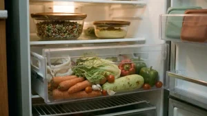 legumes esquecidos na geladeira alimentos guardados na gaveta da geladeira